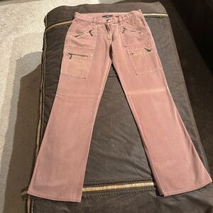 Sanctuary size 30 mauve low rise wide leg